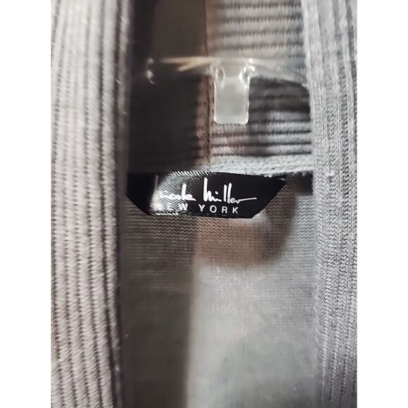 Nicole Miller Gray Cardigan, Open Front, 2XL, Excellent Condition - Picture 4 of 5
